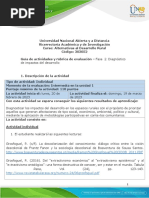 Guía de Actividades y Rúbrica de Evaluación - Unidad 1 - Fase 2 - Diagnóstico de Impactos Del Desarrollo.