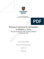 Sistemas Constructivos Sustentables en Madera y Tierra - Javier Quintana Mansilla - Chile - 2018