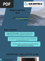 Point Load Test PLT: Rocío Laura Choque Alarcón Correo: Cel. 918405796