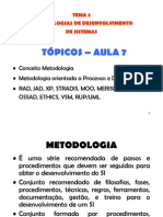 TEMA 2 - As - Metodologias de To de Sistemas de Informacao