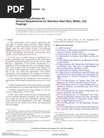 ASTM A 484 (13a) - General Requirement For STS Bar Forging