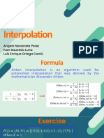 AITKEN INTERPOLATION - Metodos Numericos