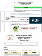 8 English Review - Final 1st Term