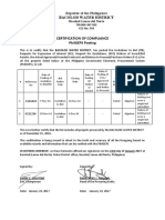 Certification of PhilGEPS Posting 2016