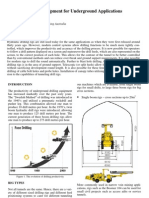 Modern Drilling Equipment For Underground Applications