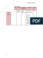 Ficha de Consolidação de Conhecimentos - 1º Período