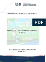 CAMPEONATO MUNICIPAL - REGRAS Novas PDF