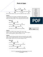 Rock of Ages G Chordchart