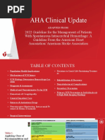 2022 Guideline For The Management of Patients With Spontaneous ICH Clinical Update