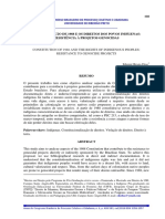 A CONSTITUIcao e Os Direitos Dos Povos Indígenas