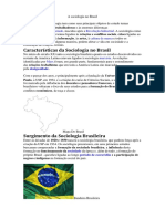 A Sociologia No Brasil