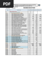 Cuadro Metrado Deductivos