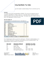 Understanding and Using Quick Books Tax Codes