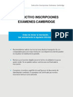 InstructivoInscripcionesExamenesCambridge PDF