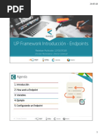 UP Framework Introducción - Endpoints