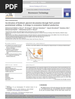 Biodiesel Settling Acceleration