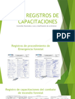 Registros de Capacitaciones