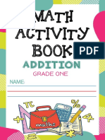 Math Activity Book Addition PDF