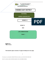 2022 Grade 12 Task 1 Life Orientation PDF