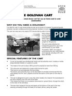 The Golovan Cart Light Weight Animal Drawn Cart 2005