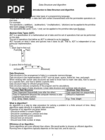 Introduction To Data Structure and Algorithm