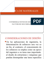 Consideraciones de Diseño-Factor de Seguridad