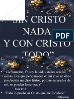 Sin Cristo Nada y Con Cristo Todo. Power Prédica Año Nuevo 2023