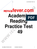 IELTSFEVER ACADEMIC READING PRACTCIE TEST 49 PDF 1 PDF