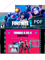 Bases Generales Del Torneo de Fortnite