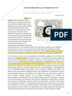 El Déficit en La Función Ejecutiva y Su Impacto en El Autismo