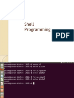 Lecture 10 - Test Command and Shell Programming Concepts