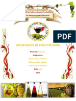 Proyecto de Exportacion de Pisco Frutado