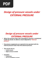 Pressure Vessel - External Pressure