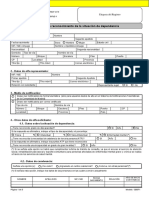 Solicitud de Reconocimiento de La Situación de Dependencia