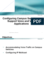 Configuring Campus Switches To Support Voice and Video Applications