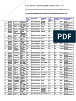 GDS Online Engagement - Schedule - I (January), 2023 - Haryana Circle - List I