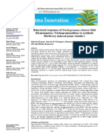 Behavioral Responses of Trichogramma Chilonis Ishii Hymenoptera Trichogrammatidae To Synthetic Herbivory Induced Plant Volatiles