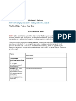 Unit 8 Statement of Aims - Blank Template With Prompts 2022-23