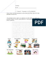 2º e 3º CADERNO DE ATIVIDADES TURMA E