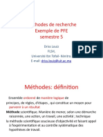 Méthodes de Recherche