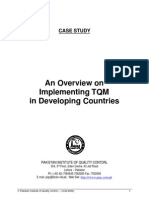 Kamran Moosa - An Overview of Implementing TQM in Developing Countries