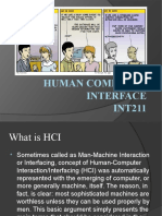 Human Computer Interface