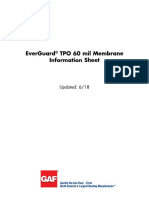 Data Sheet EverGuard TPO 60mil Membrane 342 PDF