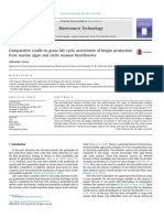 Comparative Cradle-To-Grave Life Cycle Assessment of Biogas Production From Marine Algae and Cattle Manure Biorefineries