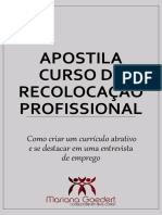 Apostila de Recolocação Profissional PDF