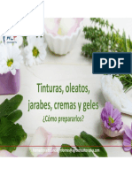 Presentacion TinturasOleatosJarabesCremasGeles PDF