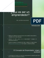 ¿Qué Es Ser Un Emprendedor