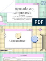 Exposición de Compactadores y Compresores