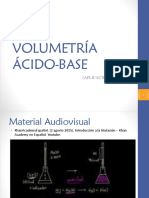 Ai2-2022 Unidad II Parte 1 Volumetría Acido-Base