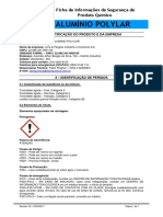 Limpa Alumínio Polylar: Ficha de Informações de Segurança de Produto Químico